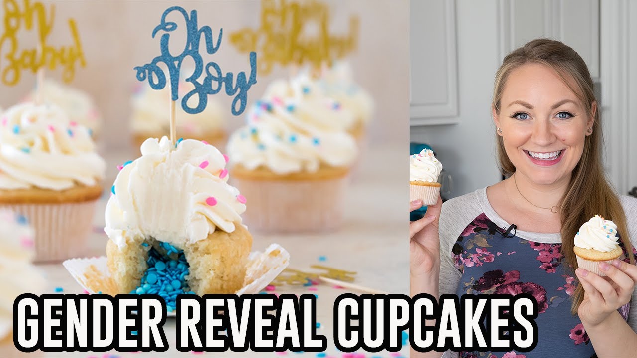 How To Make Gender Reveal Cupcakes