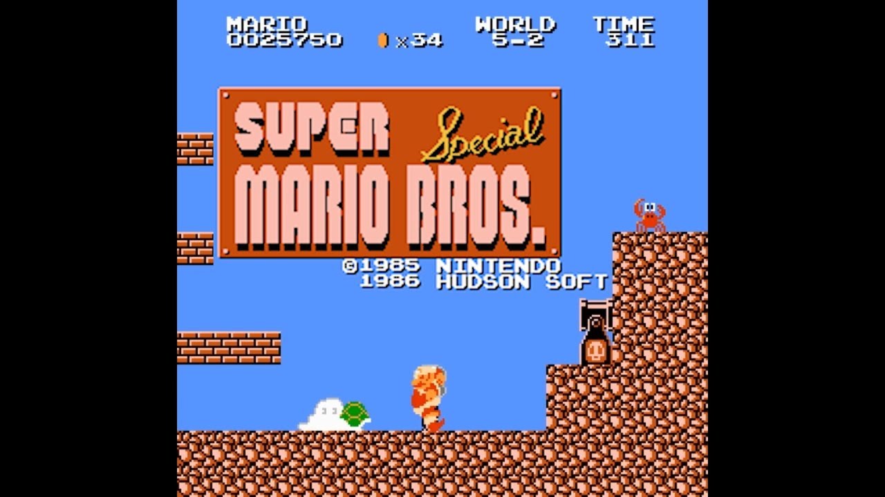 Super Mario Bros. Special (NES Style, Longplay, No Warp Zones, No Commentary)