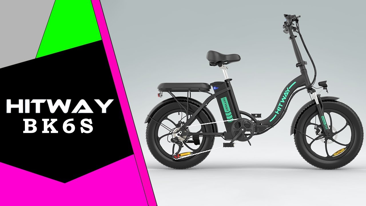 HITWAY BK6S 🚲 Składany rower elektryczny 250W / Recenzja 4K
