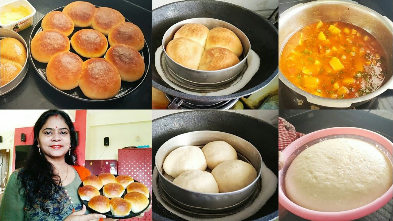 INDIAN MOM BRUNCH ROUTINE 2020, LADI PAV bina oven, Pav In Kadhai, Aloo Tamatar k Sabji, Phulka Roti