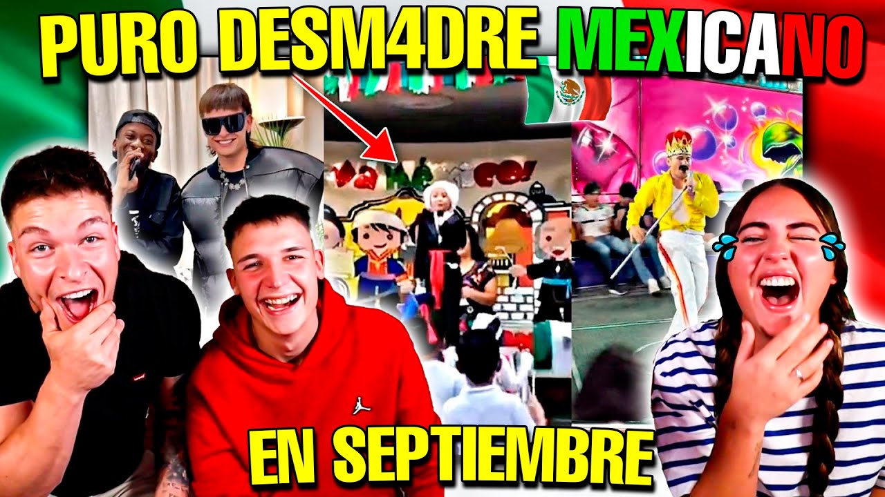 🇪🇸 MIS SOBRINOS REACCIONAN a MEXICANOS DESM4DROSOS en SEPTIEMBRE 😂*Humor & TikToks de MÉXICO* 🇲🇽