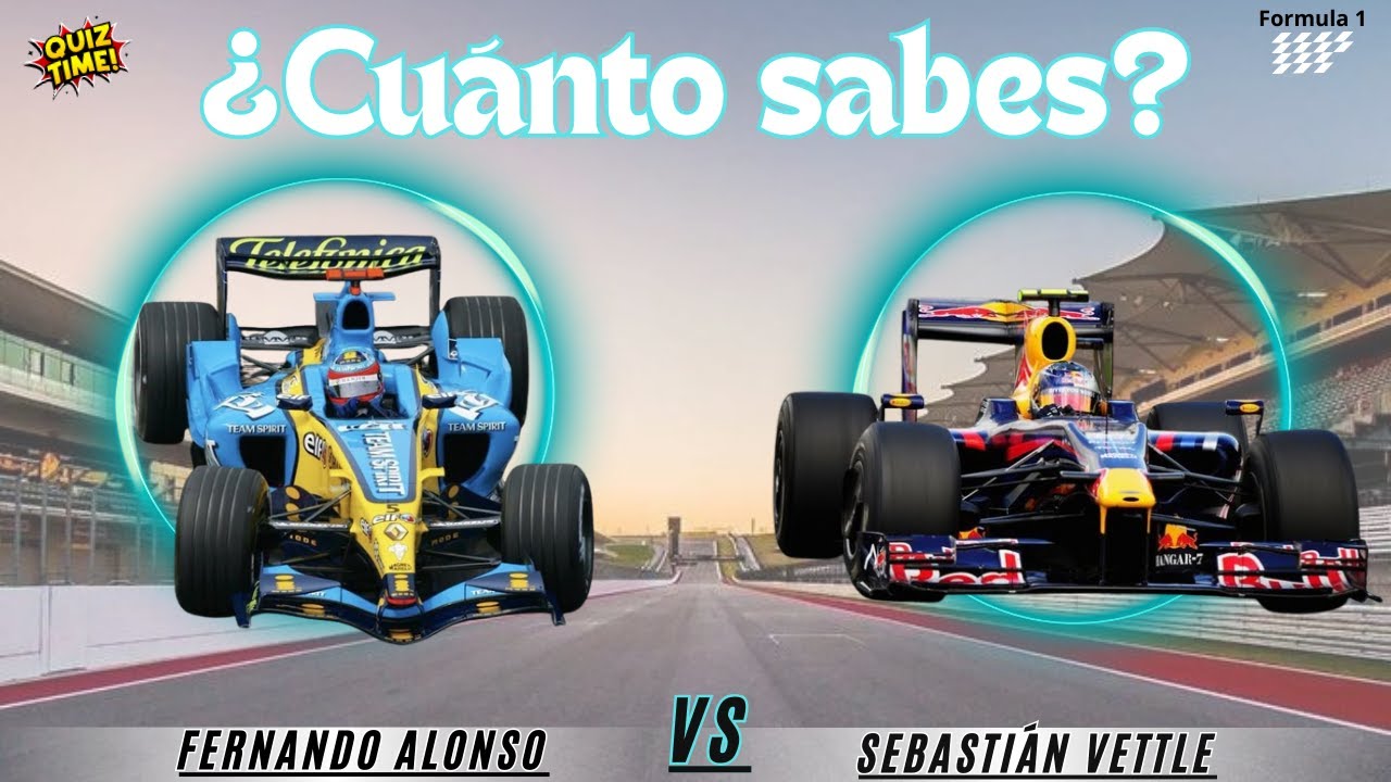 ¿Quién es el VERDADERO Rey de la F1? 👑 | Quiz Alonso vs. Vettel ¡Demuéstralo!