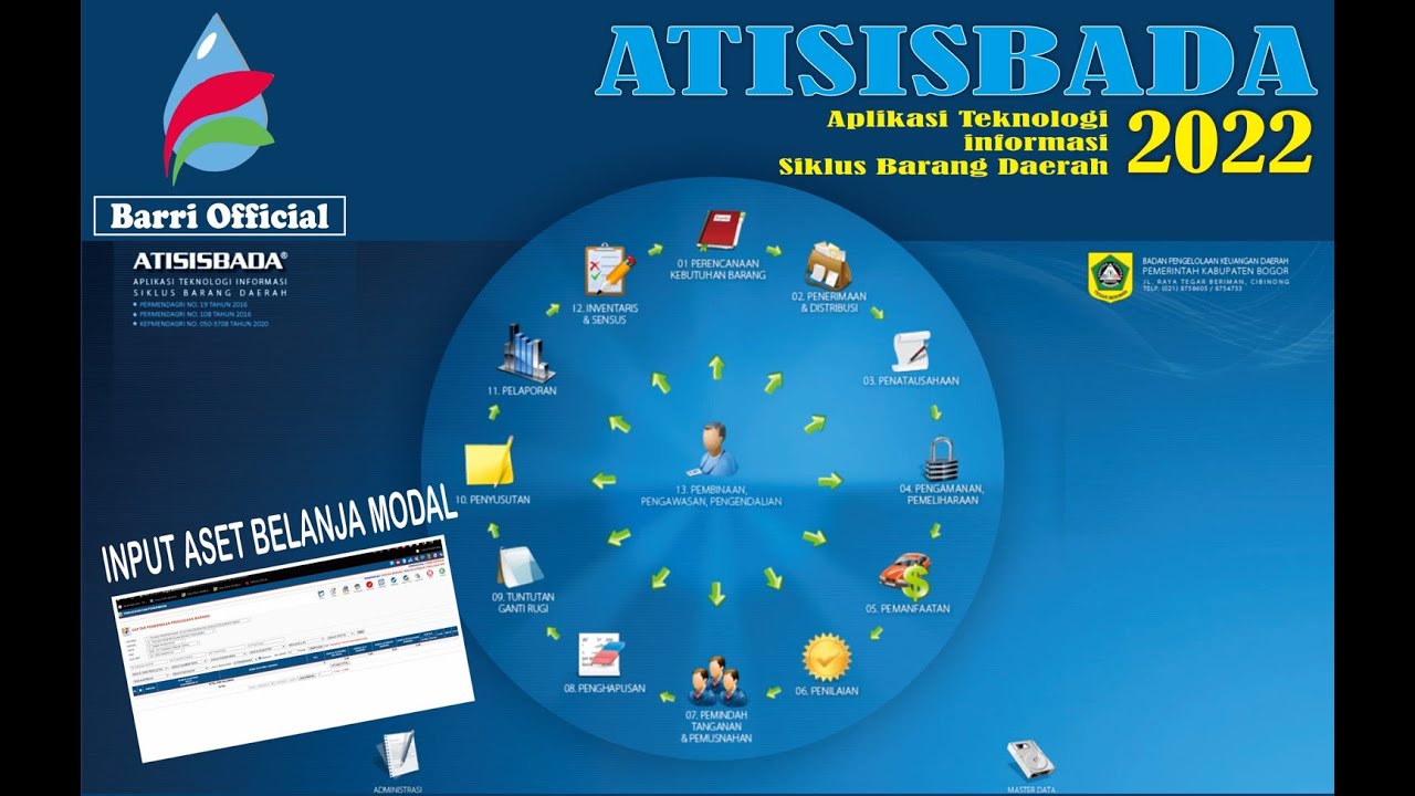 Terbaru...!!! Input Belanja Modal di ATISISBADA 2022