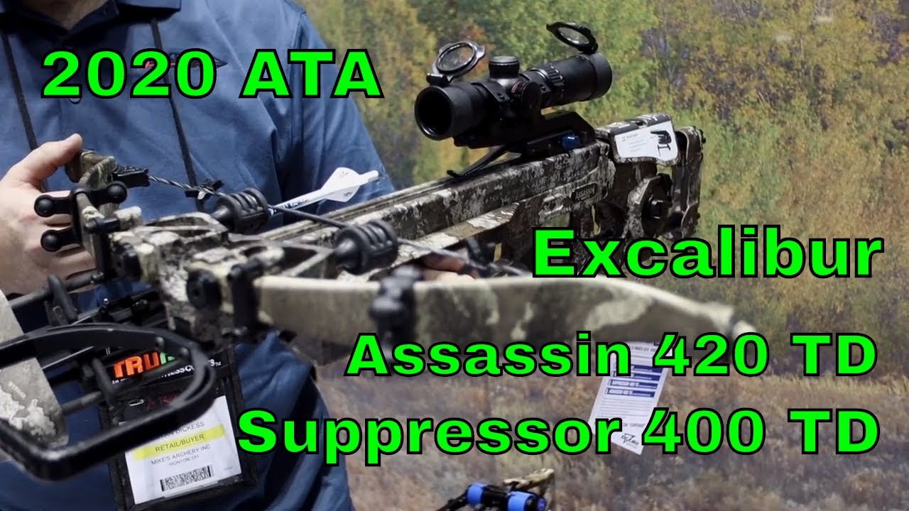 2020 ATA Excalibur Crossbows Assassin 420 TD & Suppressor 400 Takedown