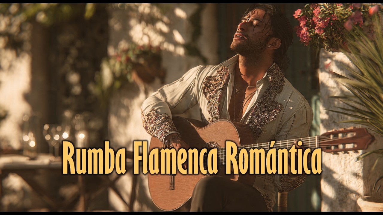 Rumba Flamenca Romántica | Guitarra Española y Pasión Gitana Bajo la Noche