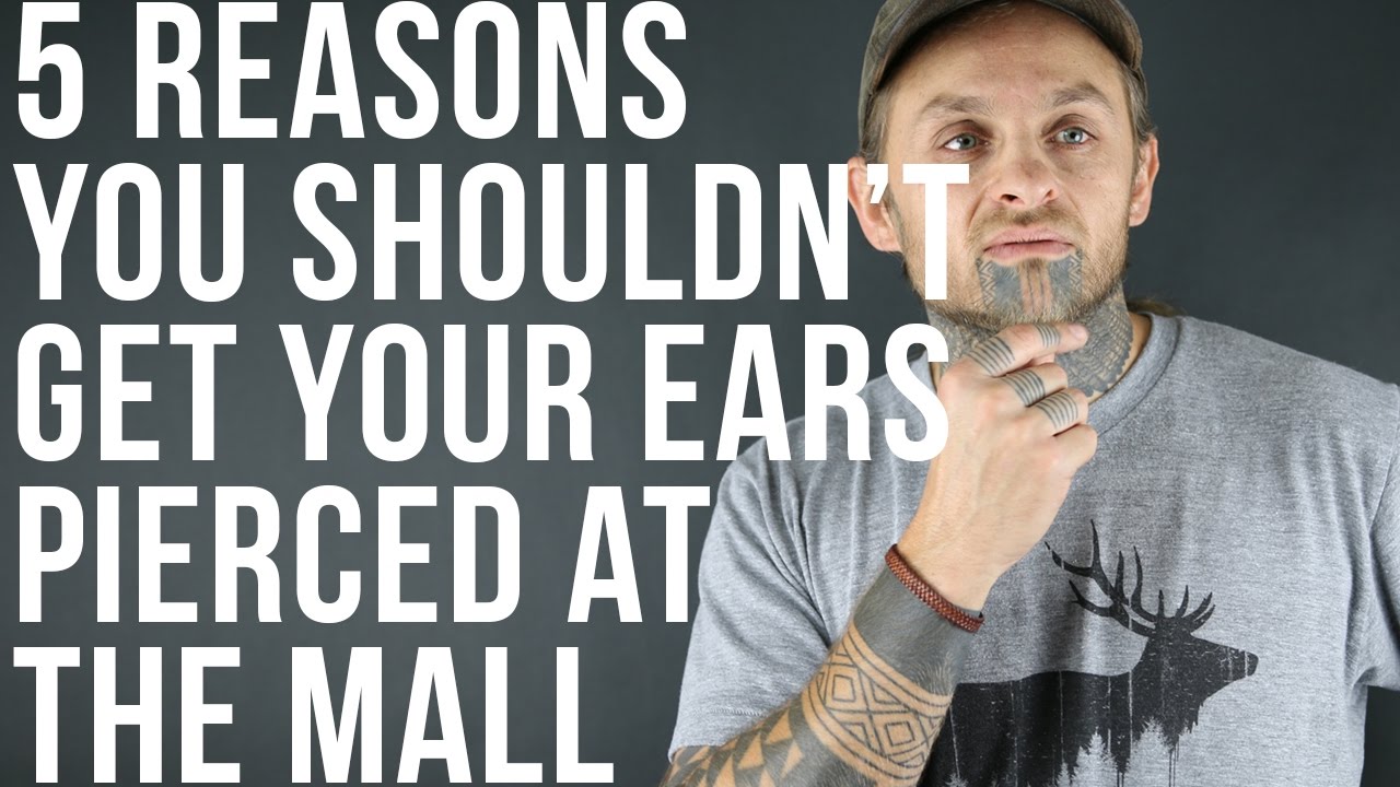 5 Reasons You Shouldn't Get Your Ears Pierced at the Mall | UrbanBodyJewelry.com