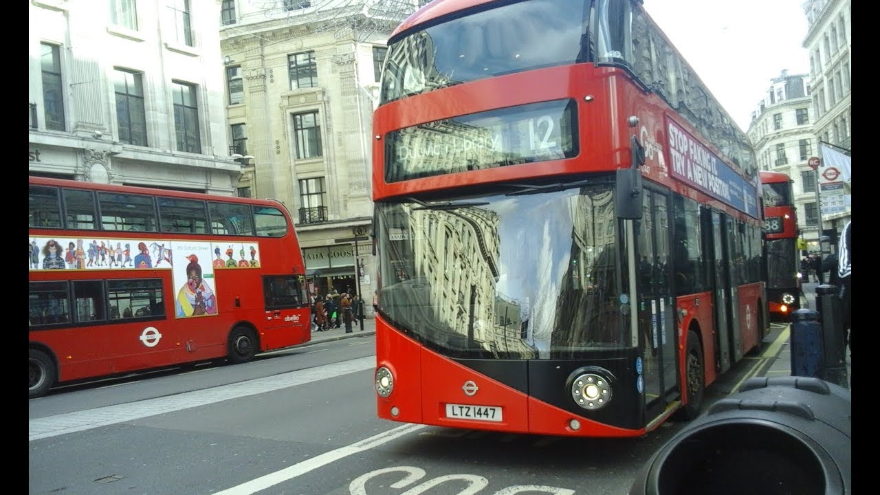 *FULL ROUTE VISUAL + Diversion* Route 12: Dulwich Library - Oxford Circus