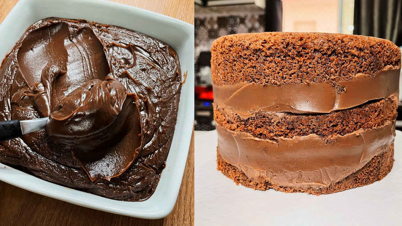 🔥RECHEIO DE BRIGADEIRO CREMOSO E CONSISTENTE + BOLO DE CHOCOLATE ALTO, ÚMIDO E FOFINHO