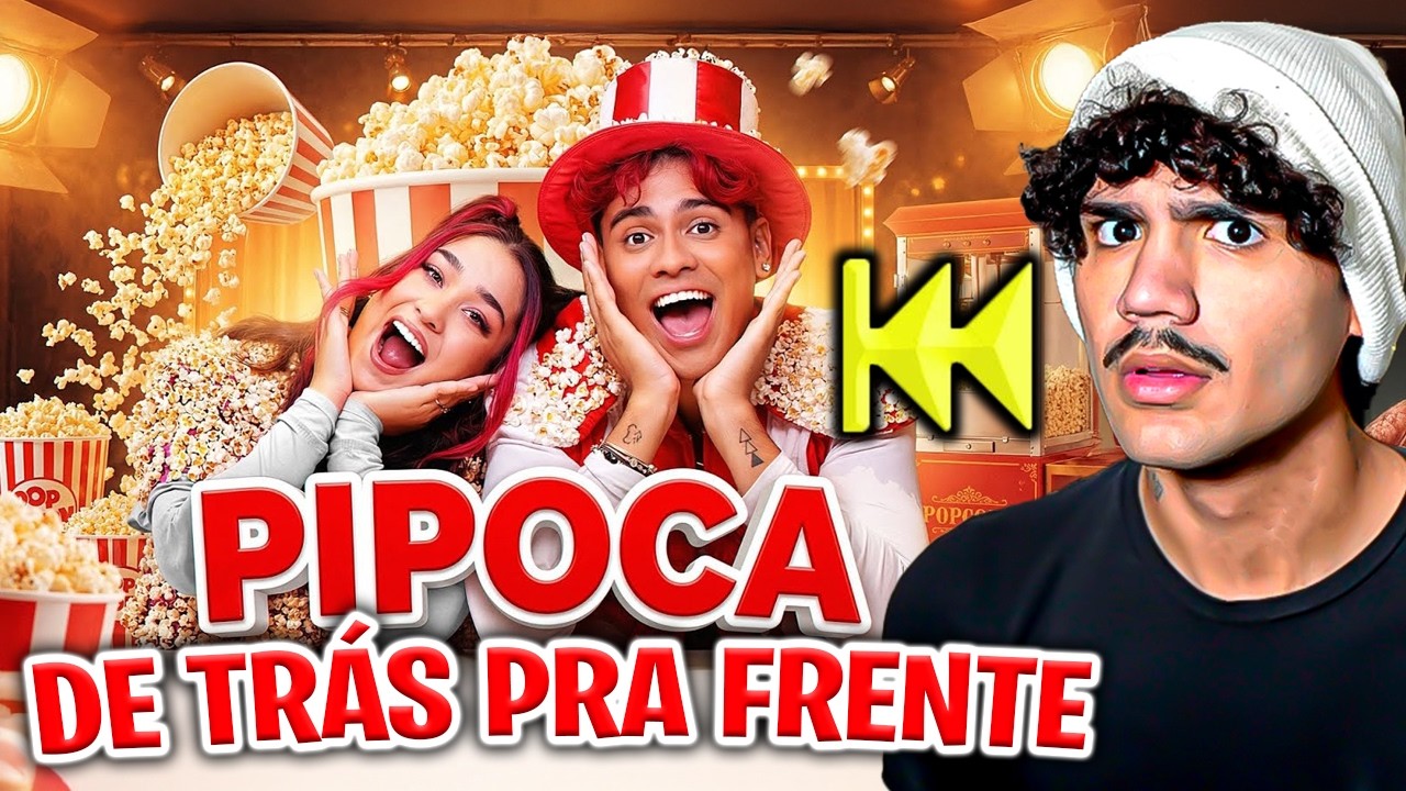 COLOQUEI A MÚSICA PIPOCA DA EMILY VICK DE TRÁS PRA FRENTE! *ASSUSTADOR