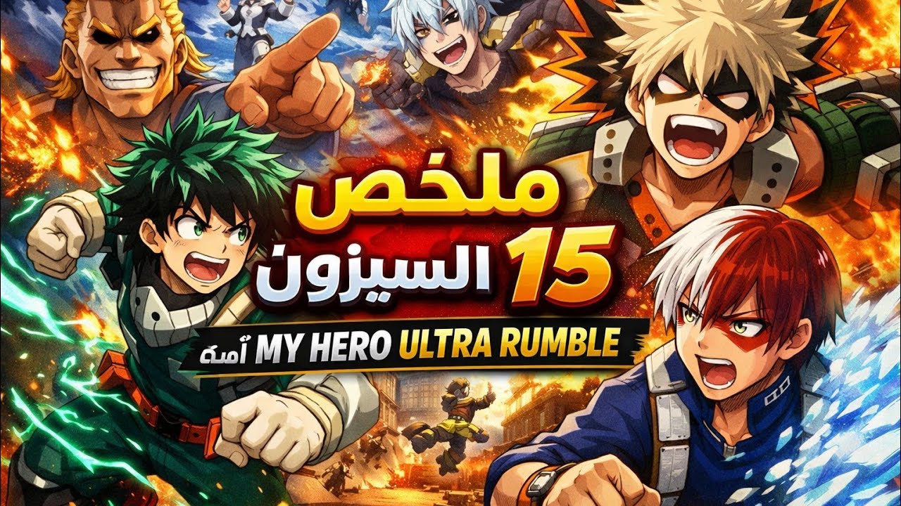 ملخص السيزون 15 للعبه MY HERO ULTRA RUMBLE