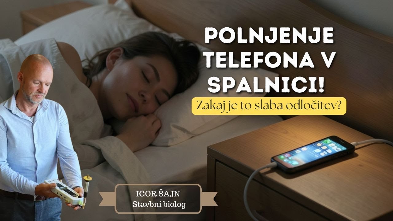 Polnjenje telefona v spalnici! Zakaj je to slaba odločitev ?