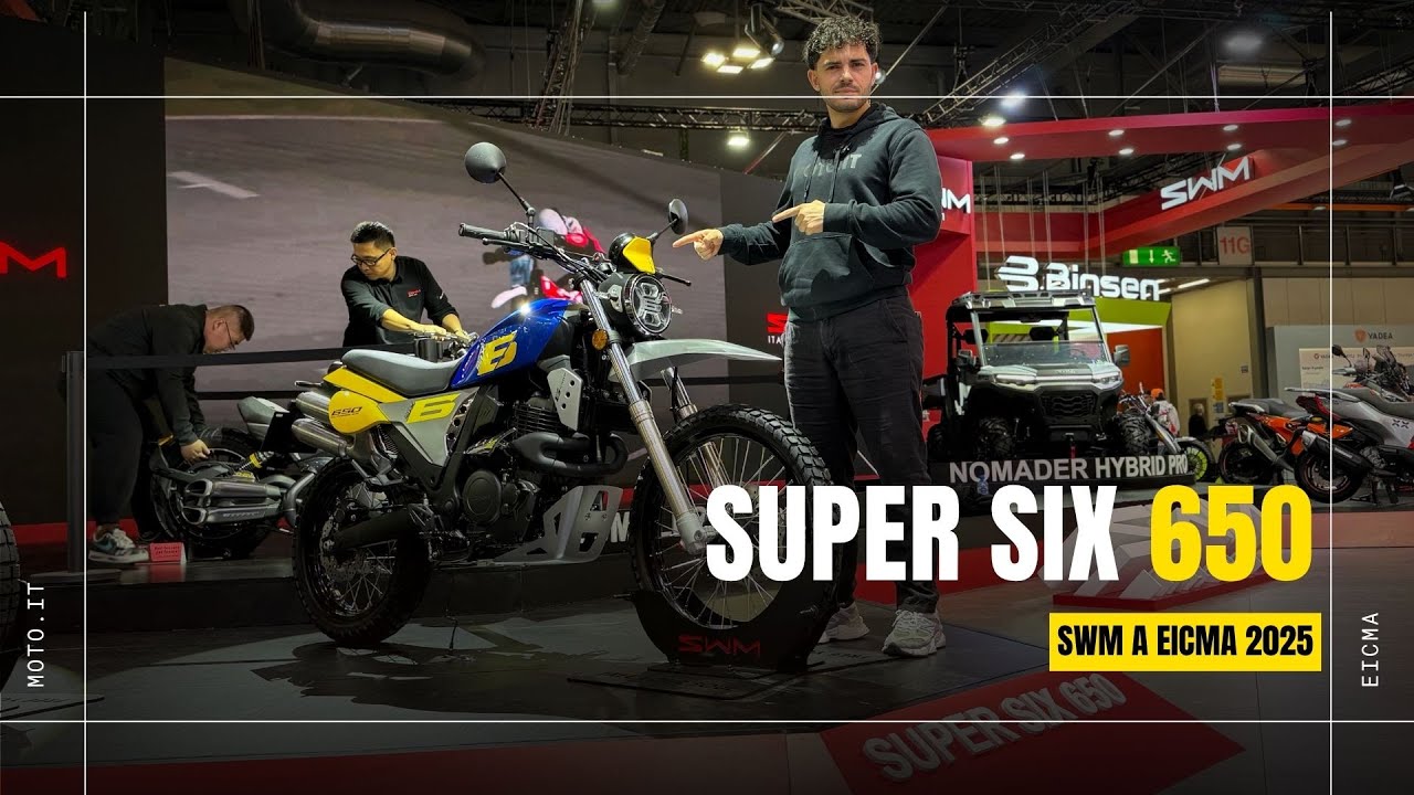 SWM Super Six 650: scrambler retró a EICMA 2025