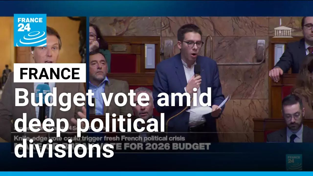 France faces pivotal budget vote amid deep political divisions &bull; FRANCE 24 English