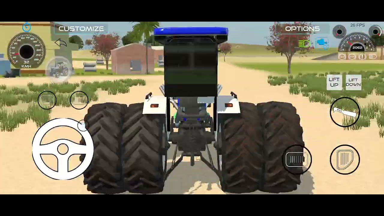 New holland full modified gameplay in indian vehicle simulator 3D