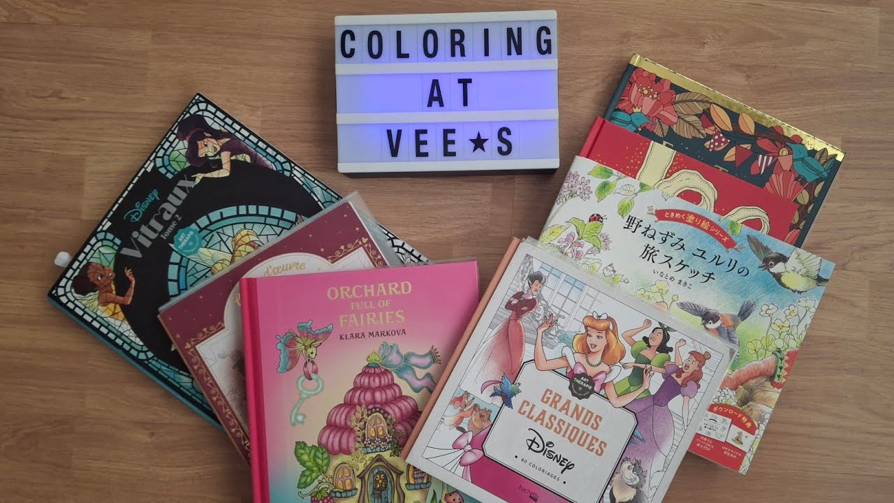 Adult coloring - my finished pages for December 2025 ❄️