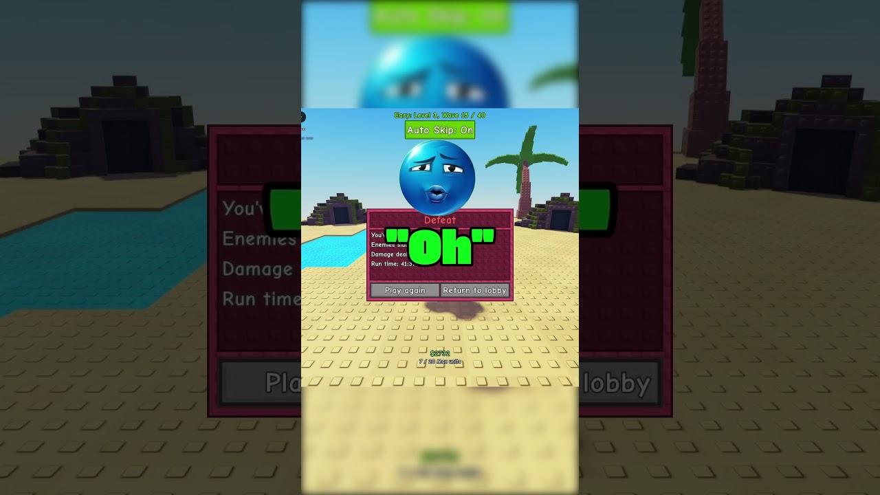 FINALLY Losing In GROW A GARDEN TOWER DEFENSE! (Garden Defenders Roblox) #roblox #growagarden