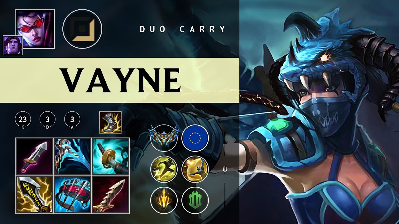 Vayne ADC vs Mel - EUW Challenger Patch 26.02