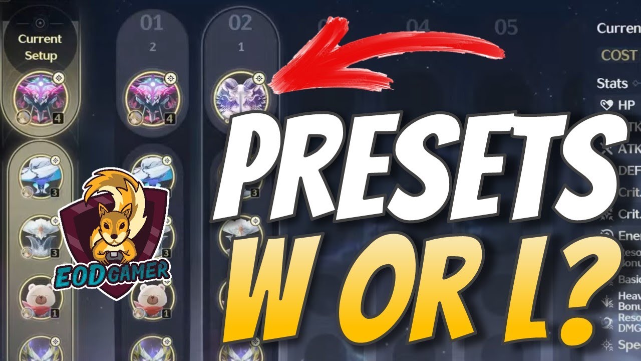 Do Gacha Game Players Want Gear Presets?