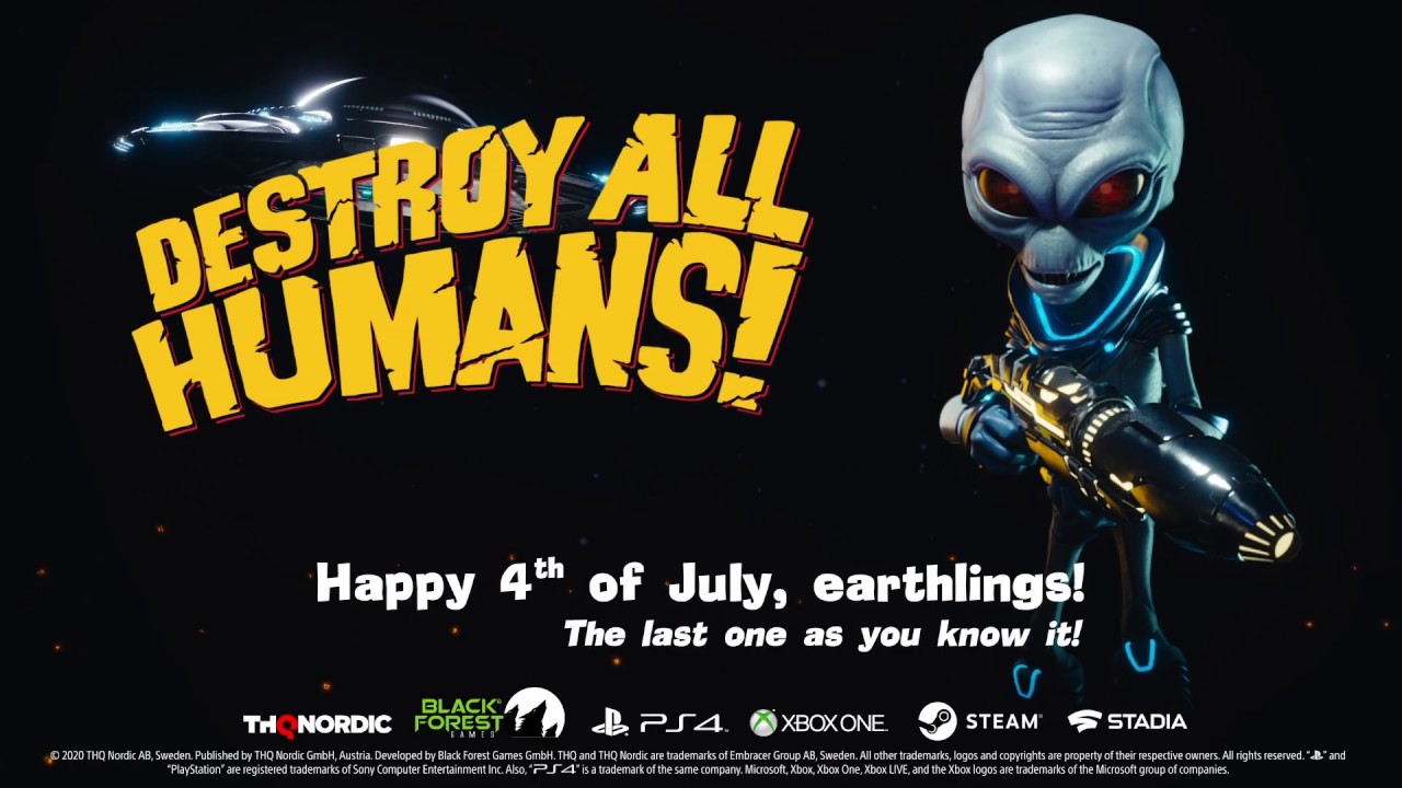 Destroy All Humans! - Dependence Day Trailer