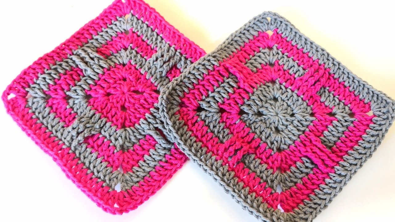 Kolay Kare Motif / Battaniye Yapımı / Crochet Granny Square Tutorial ( motif 51 )