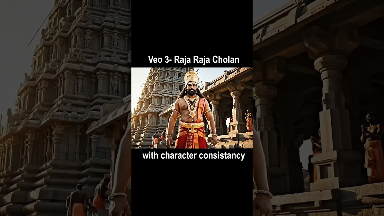Raja Raja Cholan by Google veo 3 Ai #shorts #tamil #googleveo3 #ai