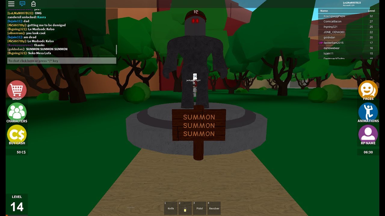 How to Summon Guest 666 at ObliviousHD Roleplay World/Roblox 100% Work