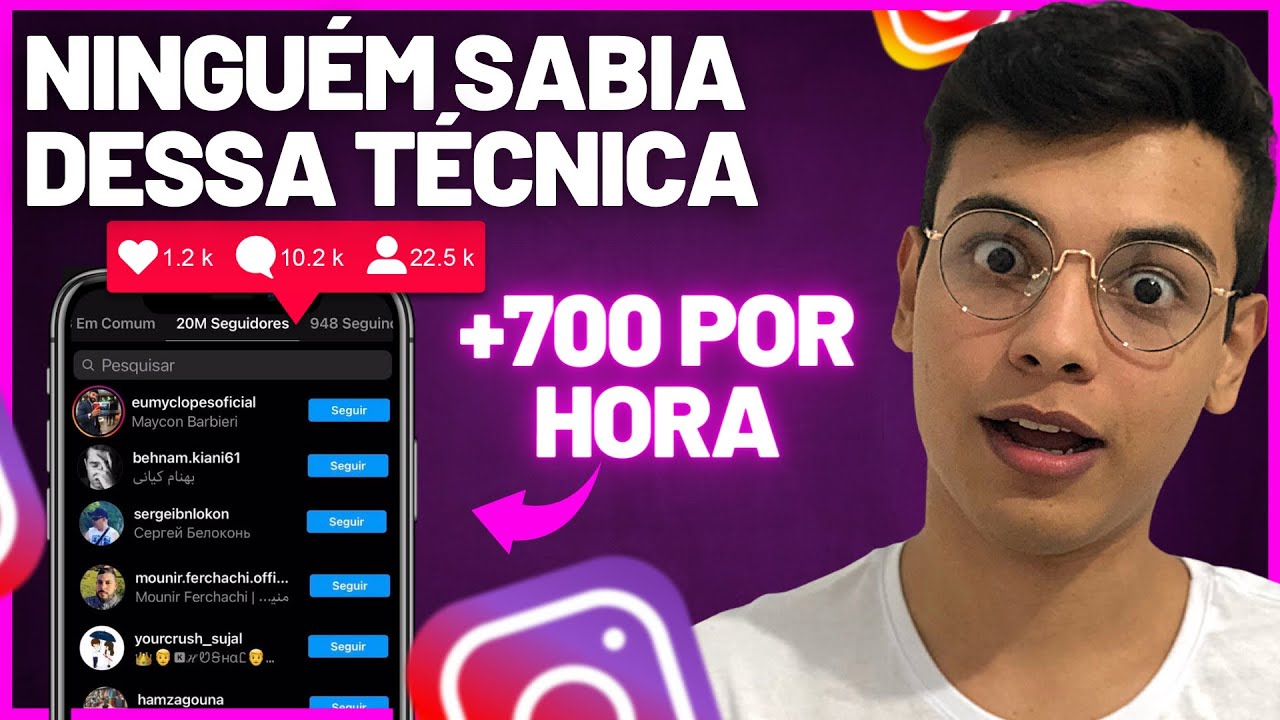 COMO GANHAR SEGUIDORES NO INSTAGRAM 700 SEGUIDORES POR HORA DE GRAÇA (PELO CELULAR)