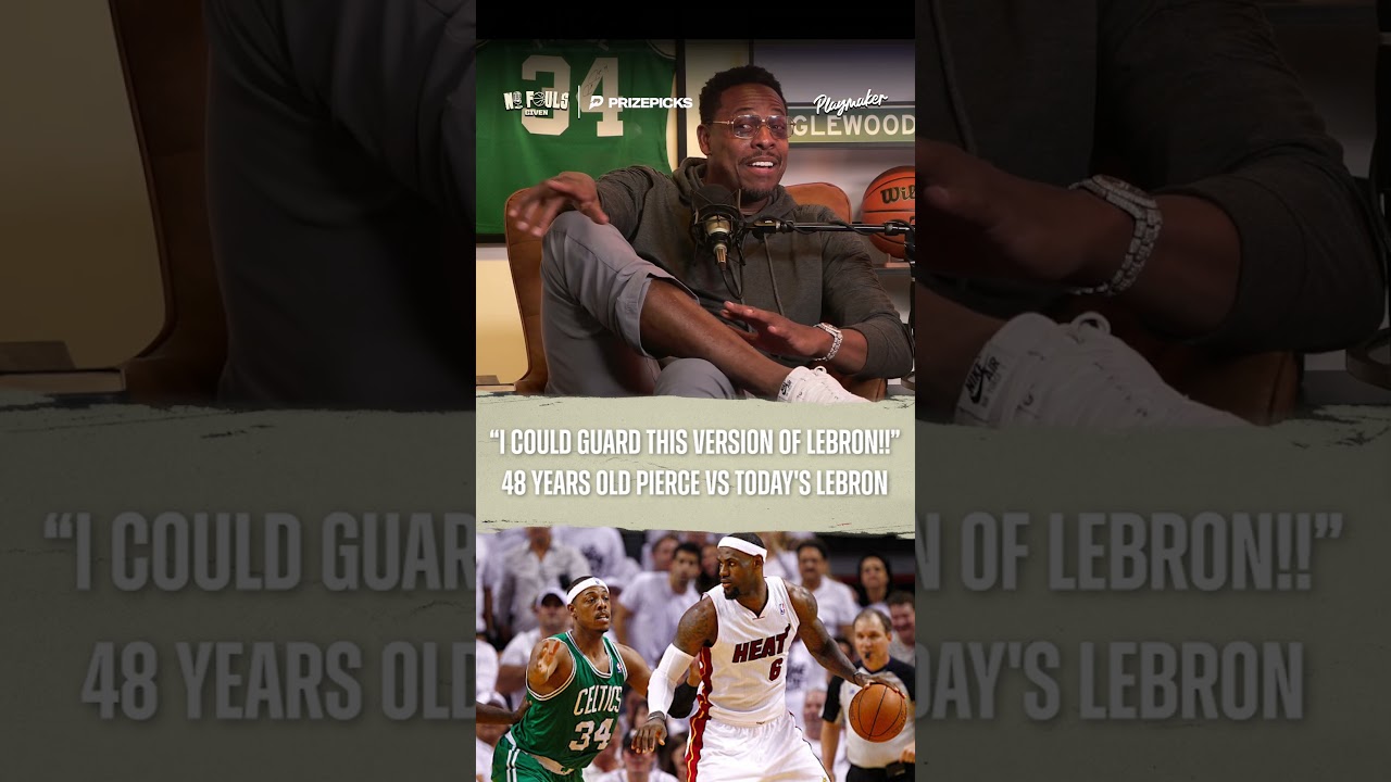 Paul Pierce says he can beat LeBron right now… who are you taking? 🤣
