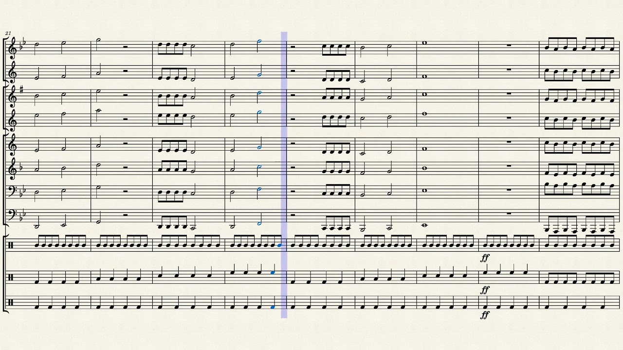 Full Marching Band Warm Up