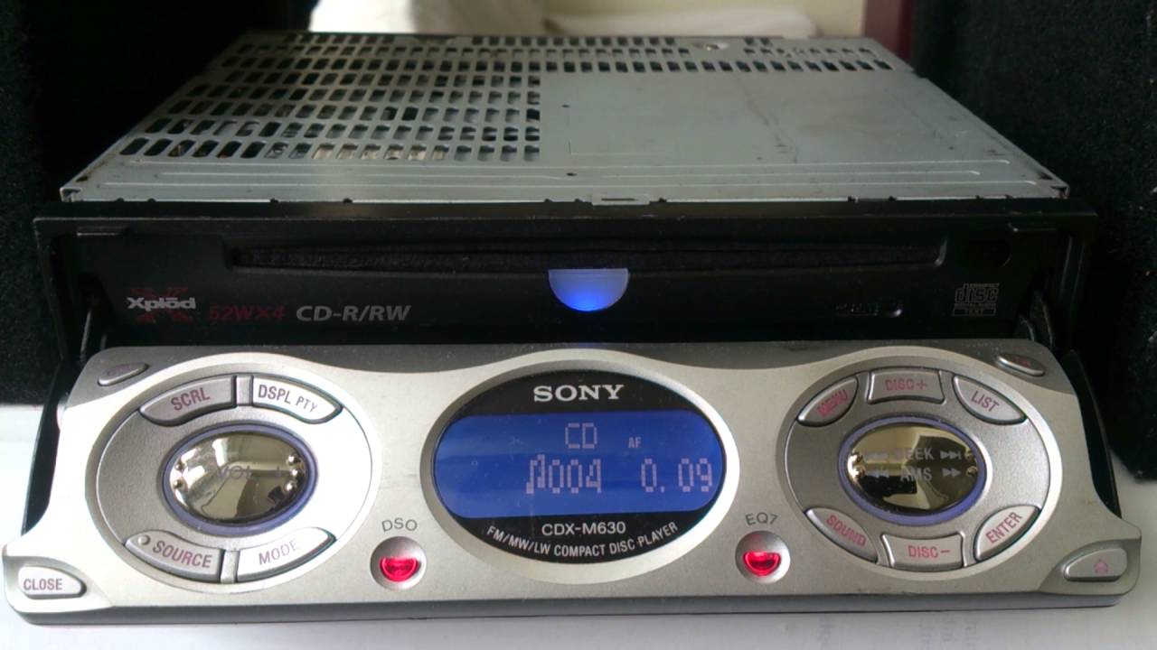 SONY CDX-M630 REVIEW (old school)