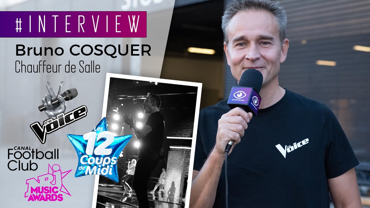 Bruno, CHAUFFEUR de SALLE des plus grosses EMISSIONS TV ! (The Voice, DALS, Star Ac, ...)