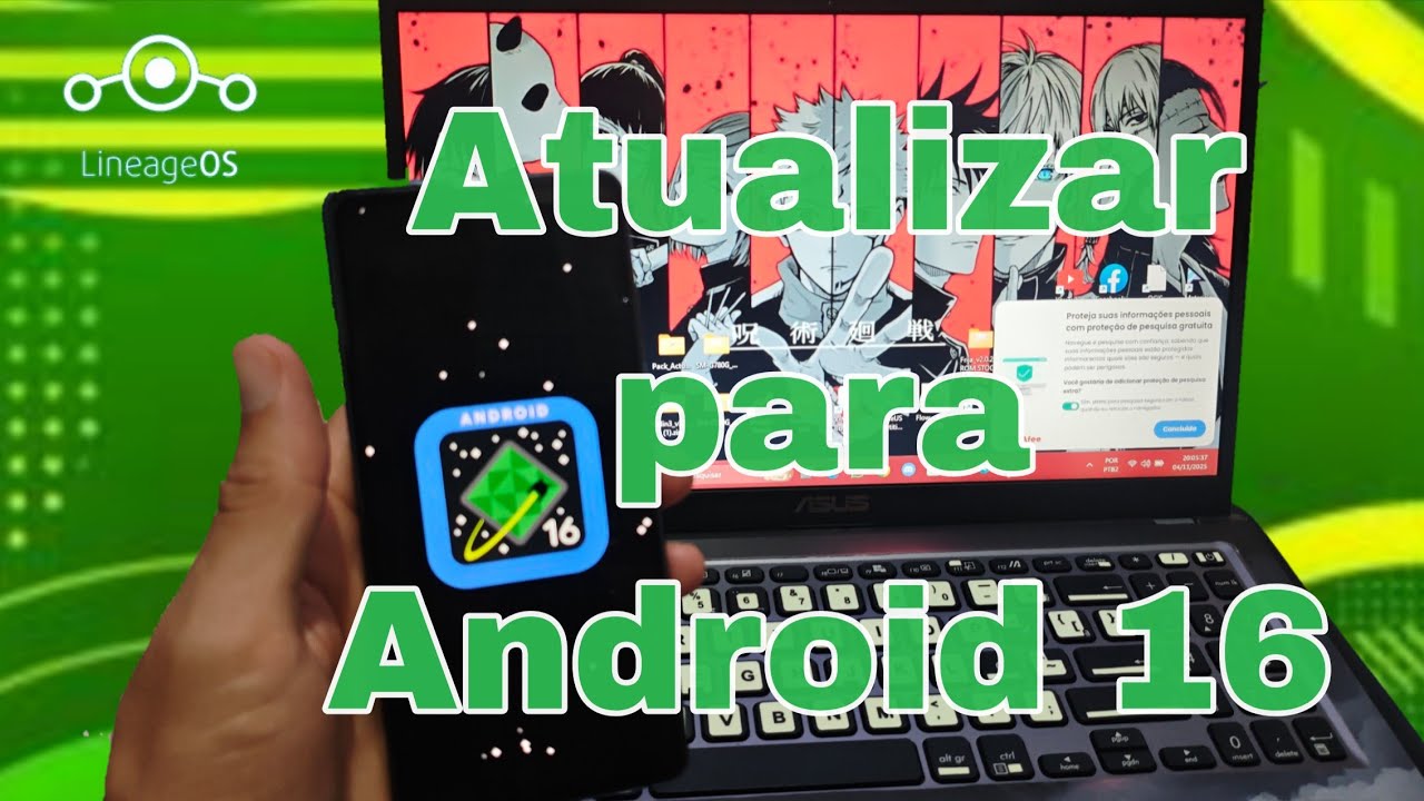COMO ATUALIZAR PARA O ANDROID 16 QUALQUER CELULAR
