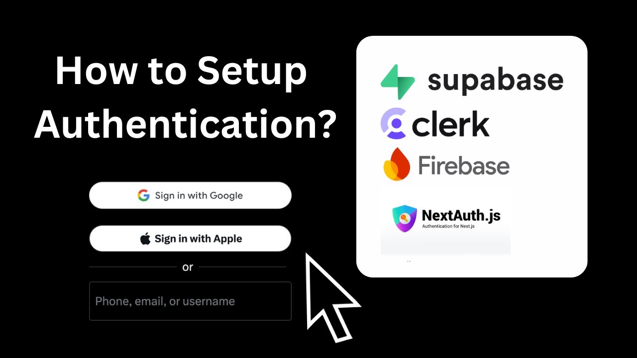 How to Setup Authentication For Web App (Supabase, Vercel)