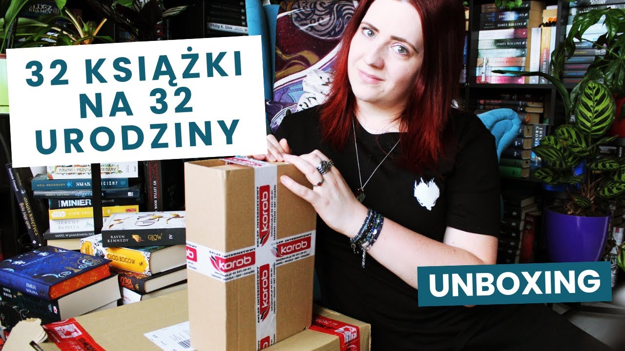 32 KSIĄŻKI na 32 URODZINY - UNBOXING