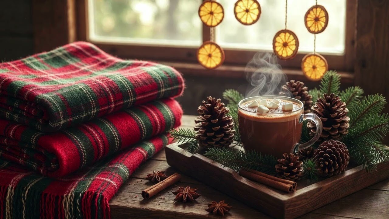 Rustic Cabin Christmas Screensaver 