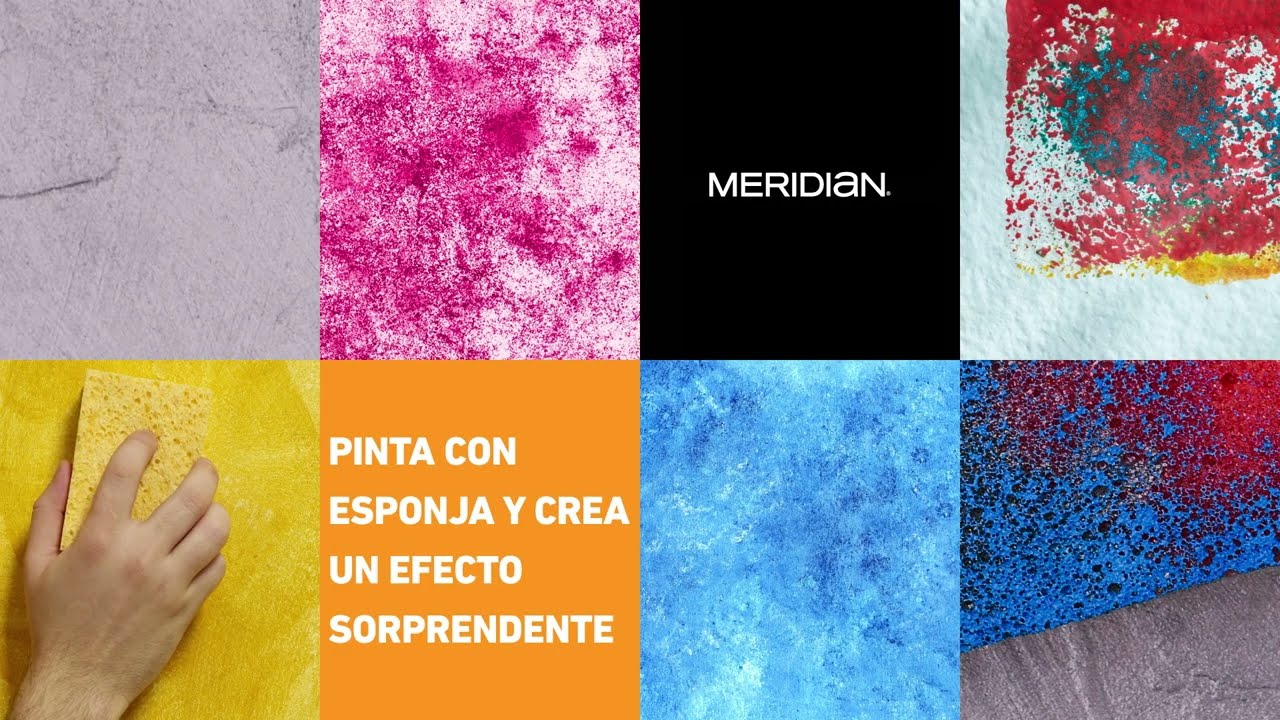 Pinta con esponja y crea un efecto sorprendente