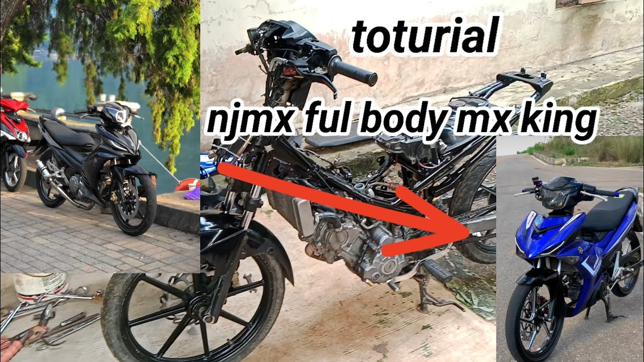 Cara pasang body MX king di MX new/njmx dari depan sampai belakang