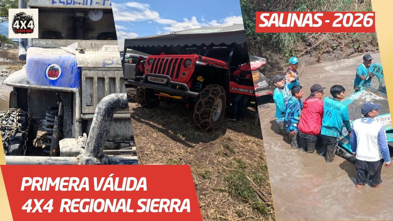 |Primera Válida 4x4 Regional Sierra-Salinas| Manga Final Extremos