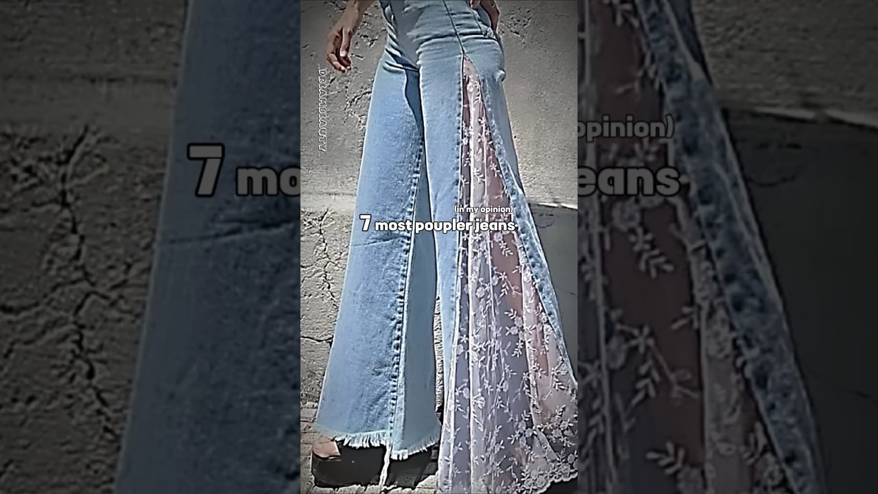 7 𝐦𝐨𝐬𝐭 𝐩𝐨𝐮𝐩𝐥𝐞𝐫 𝐣𝐞𝐚𝐧𝐬....🎀✨🔥 #shorts #aesthetic #100k #trending #viralvideo #ytshorts#views #fypviral