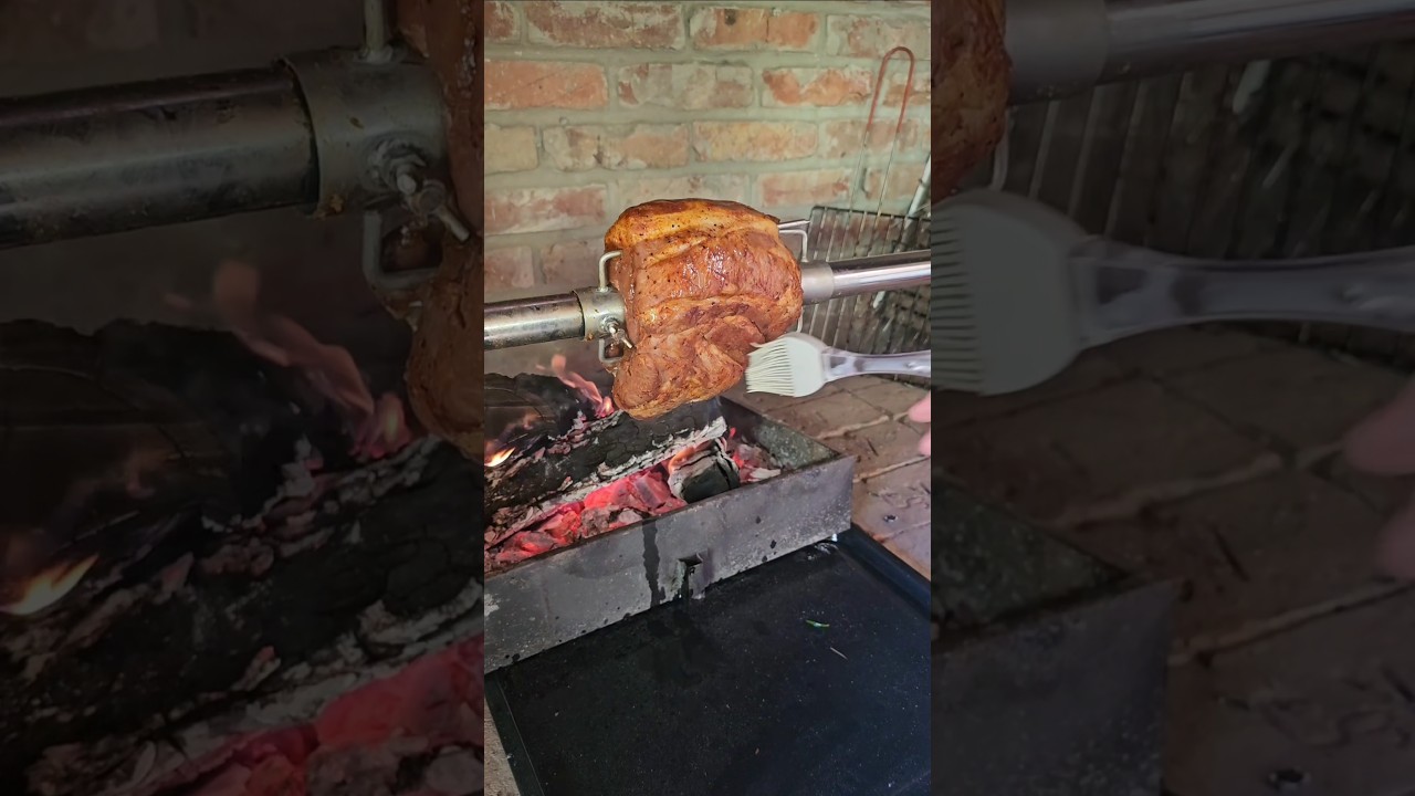 Мeso na ražnju Мясо на вертеле Часть 3 #готовимдома #вкусно #вертел #mesonaražnju #shorts