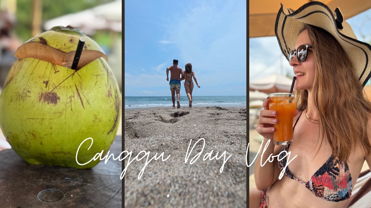 Canggu Day Vlog | Cafés, Beach & Rain