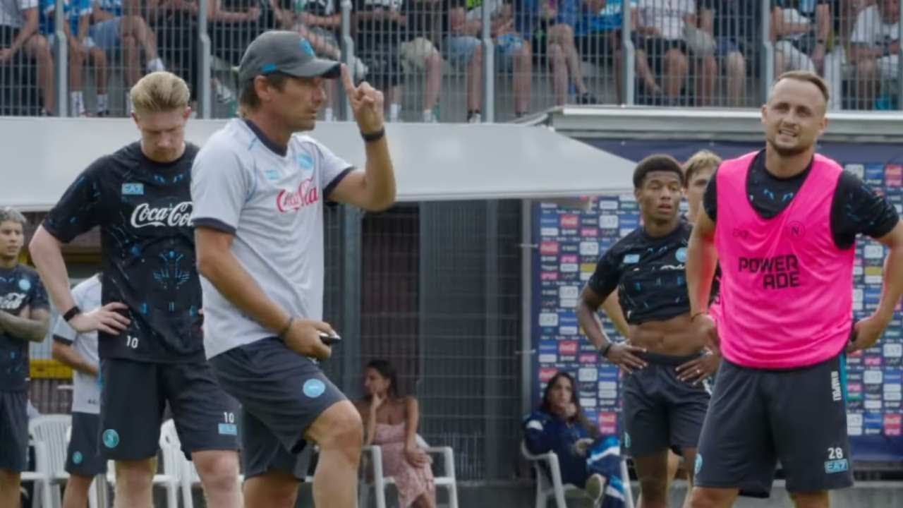 Sentite che dice CONTE durante l'allenamento del NAPOLI 😯