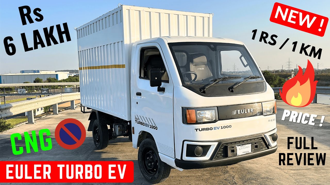 Euler Turbo EV 1000 - Rs 6 Lakh Electric Pickup Truck | Better Than Tata ACE EV ? Full Drive Review