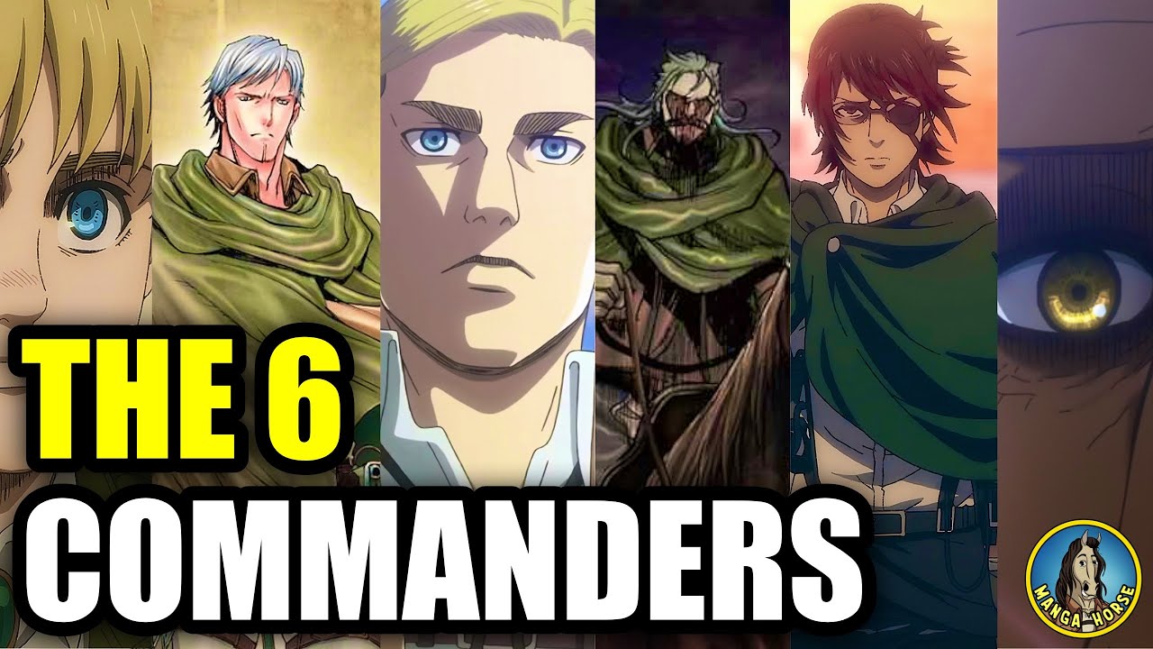 The Scout's Commanders & Evolution of the Survey Corps | Attack on Titan
