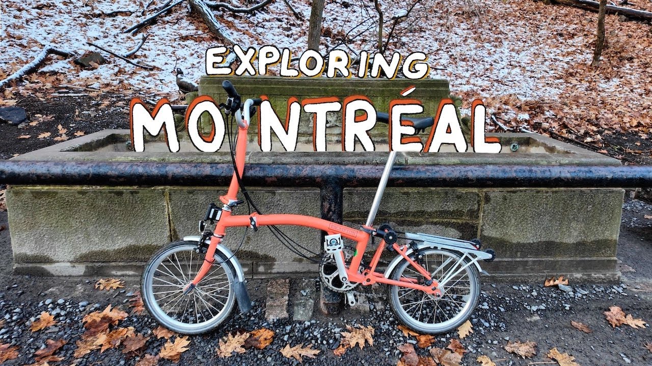 Exploring Montreal on a Brompton = 🧡