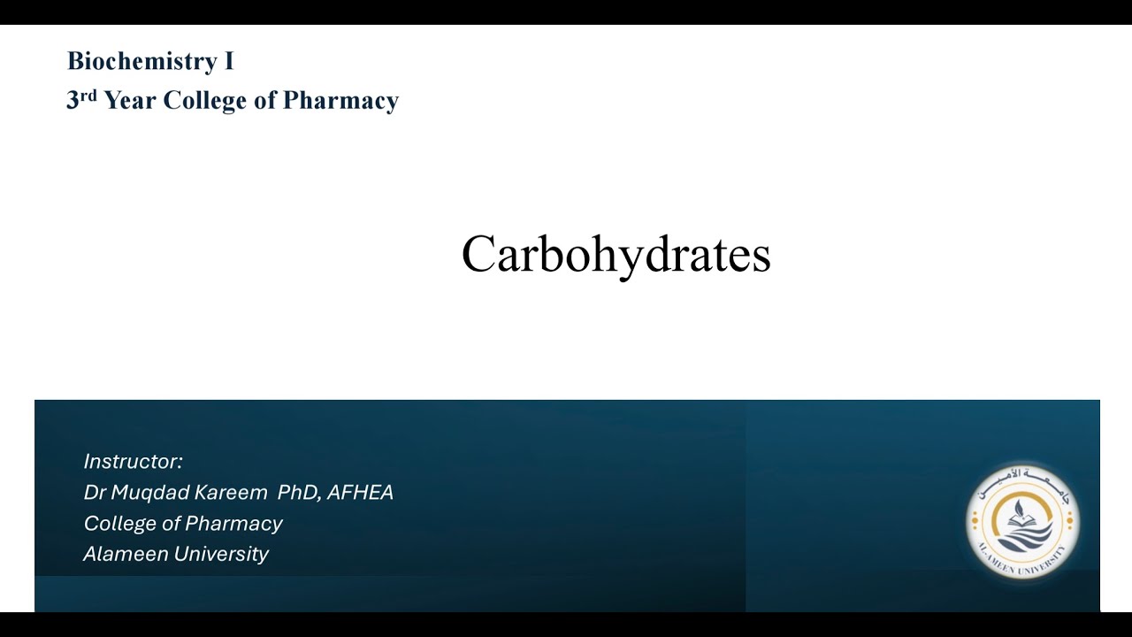 biochemistry | carbohydrates [Ar]