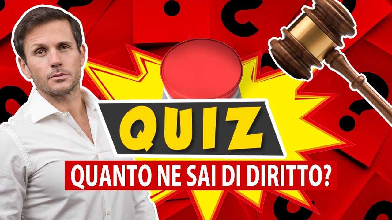 Quiz: quanto ne sai di diritto? | Avv. Angelo Greco