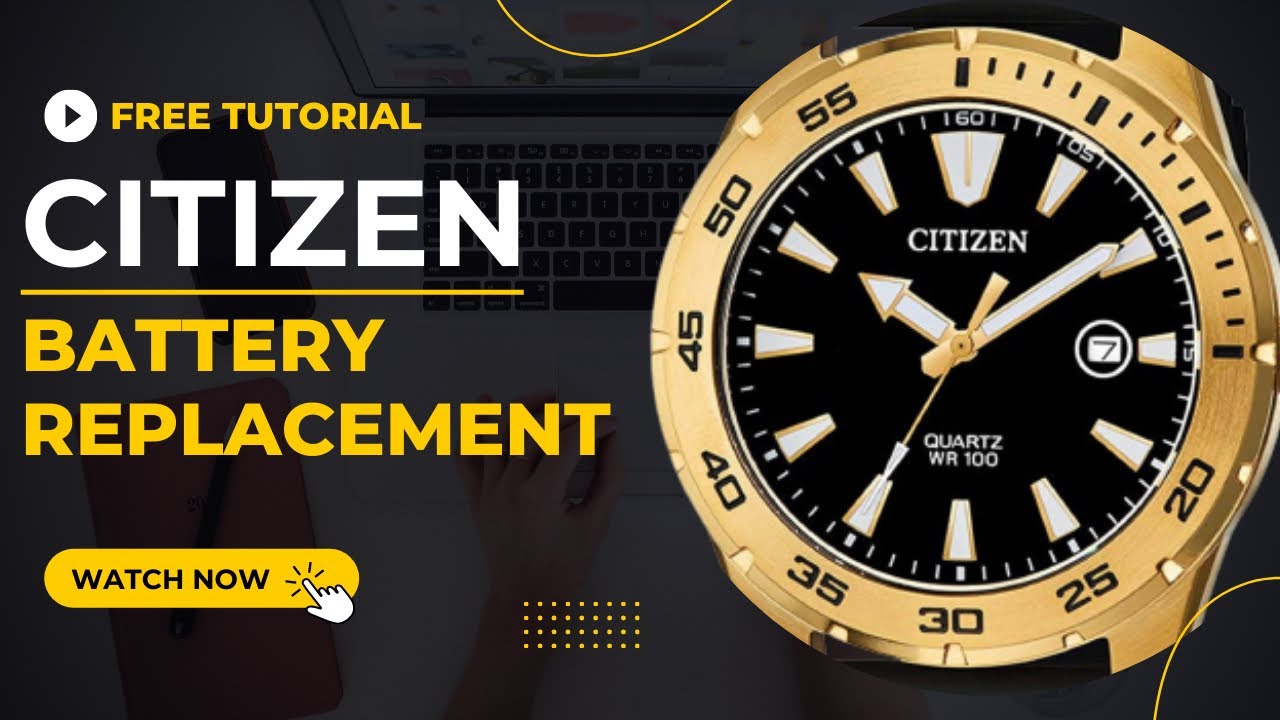 CITIZEN Watch | Battery Replacement | DIY