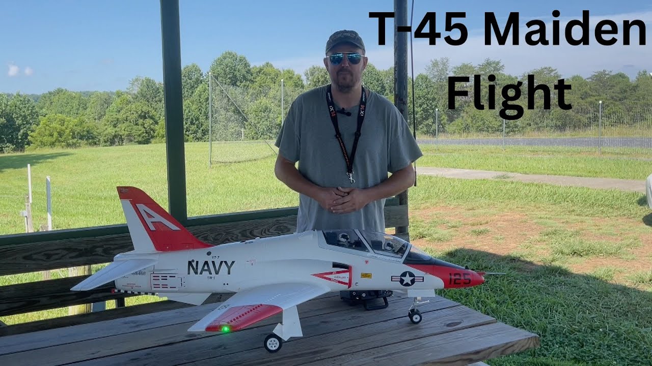 Freewing T-45 Goshawk High Performance 90mm EDF Jet V2: Maiden Flight/Initial Review
