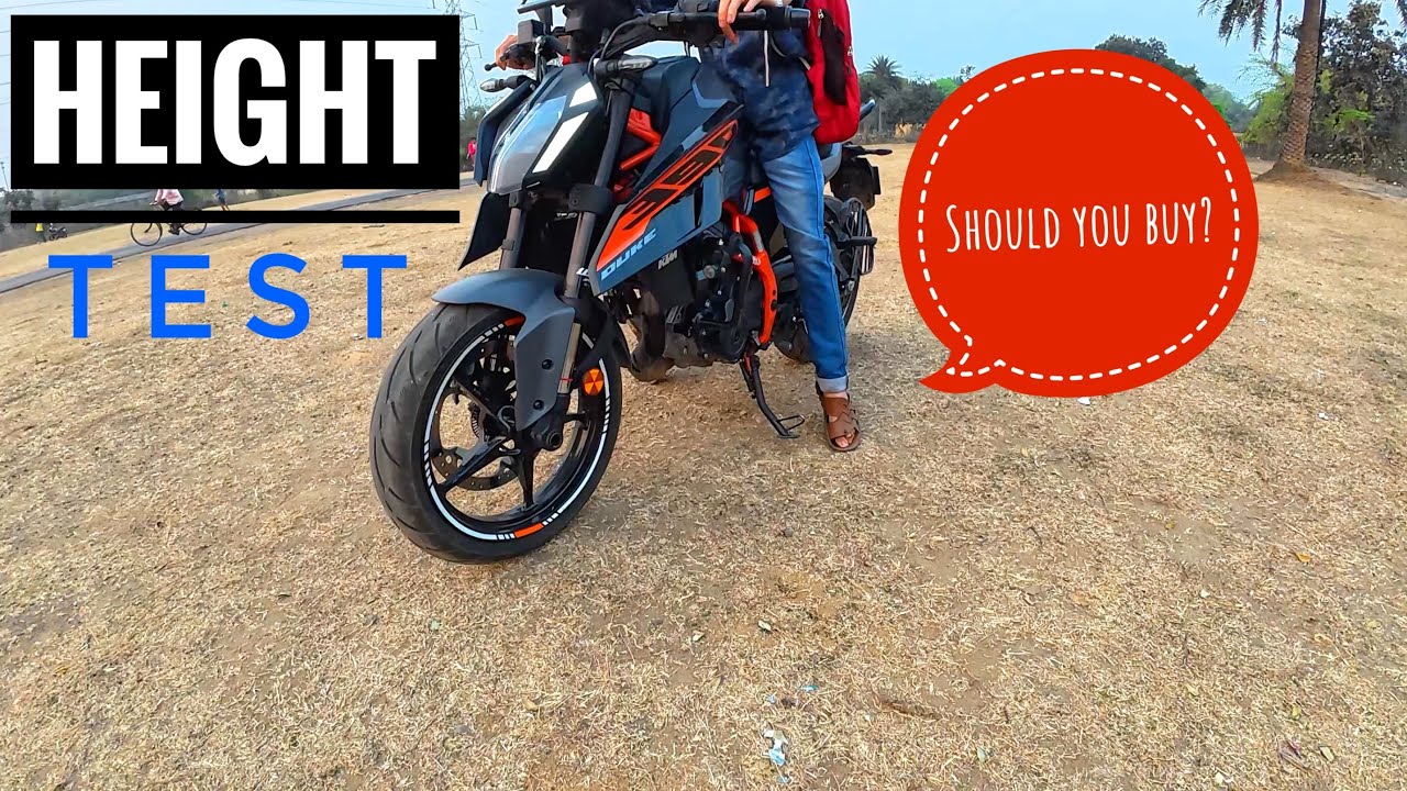 Seat Height Test On KTM Duke 3rd Gen